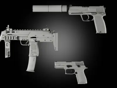 CS2 Whiteout Collection 3D model