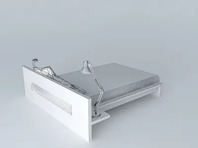 Simple bed Free 3D model order