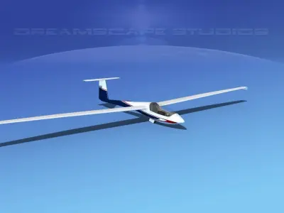 Centrair C-101 Pegase V07 Low-poly 3D model