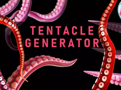 Tentacle Generator Low-poly 3D model