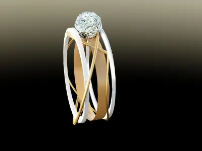 diamond ring  3D model