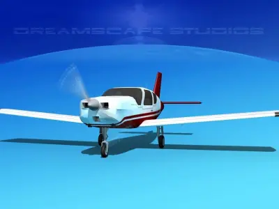Socata TB-20 Trinidad V11 3D model