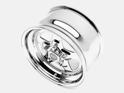 Weld Pro Star Wheel Low-poly 3D model