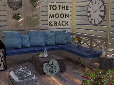 Heart Dragon with leaves 3D print model