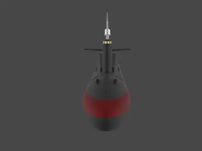Type 096 Submarine 3D model
