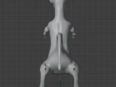 Monster 3D model legs of chicken 3D model