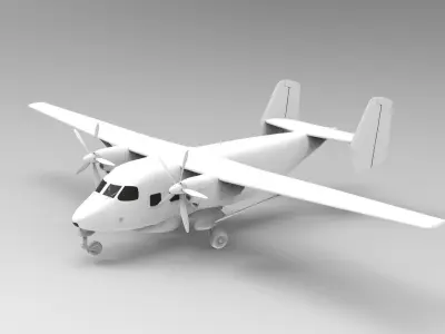 PZL M28 Skytruck 3D model