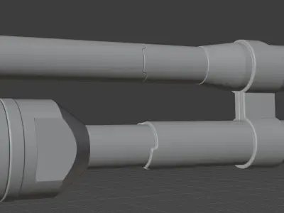 New Boba Fett Blaster 3D print model