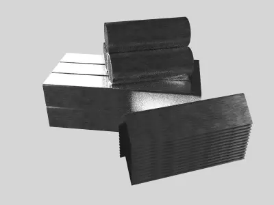 Rolled metal 3D model