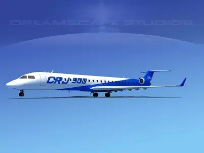 Bombardier CRJ900 Bombardier 3D model