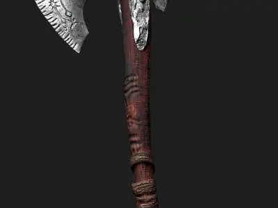 Leviathan Axe Model Low-poly 3D model
