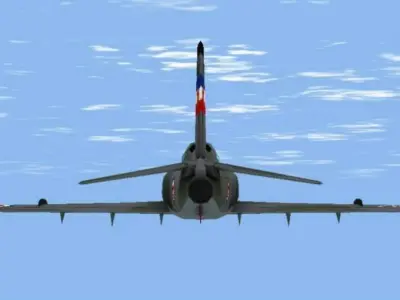 G4 Super Galeb Low-poly 3D model