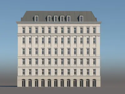 Modern City Building 001 3D model