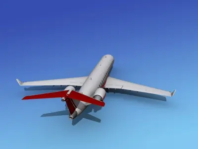 Bombardier CRJ700 Corporate 2 3D model