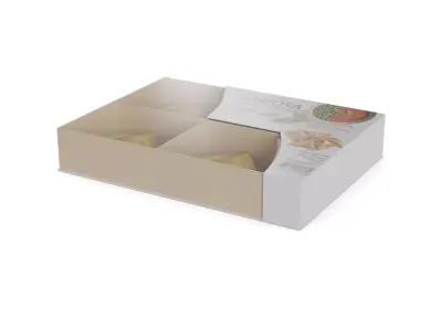 Pasties dumplings and pizzas Vegetable Samosas Low-poly 3D model