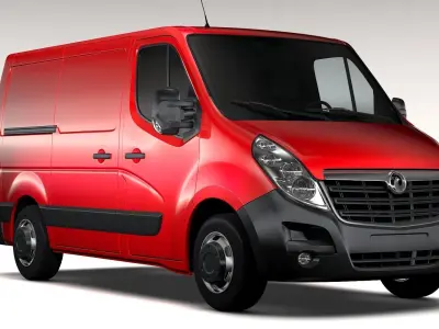 Vauxhall Movano L1H1 Van 2016 3D model