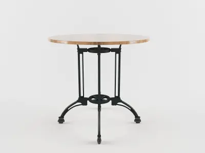 Outdoor table LG-911S  LG-911B Free low-poly 3D model