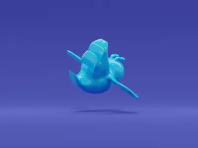 Twitter Bird 3D model
