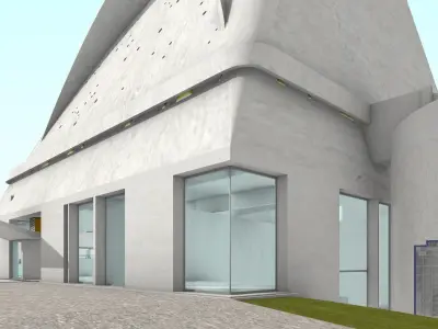 Saint-Pierre Firminy - Le Corbusier 3D model