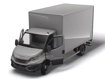 Iveco Dayli Box HQ Interior 2023 3D model