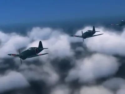 Famous aircraft J2M3 alias Jack of Japan 3D model