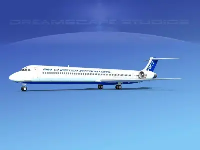McDonnell Douglas MD-90 Air Charter Intl 3D model