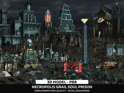 Soul Prison 3D Model Low-poly 3D model