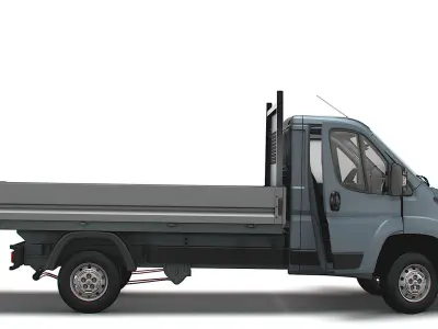 Peugeot Boxer SingleCab Tipper HQInterior 2023 3D model