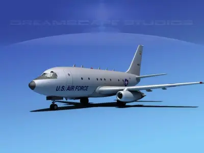Boeing CT-43 Military Transport 3D model