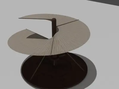 Helicopter By Leonardo Da Vinci Free 3D model