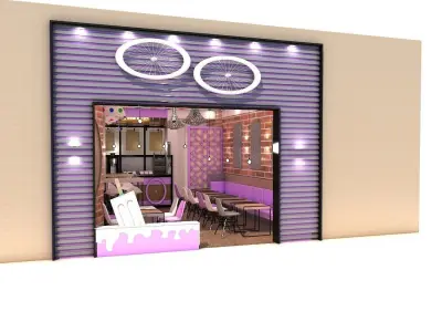 Ice Cream Shop 3D model