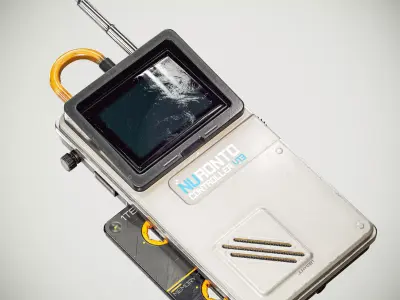 Sci-fi Controller V13 PBR Low-poly 3D model