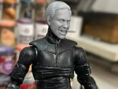 Hannibal The A Team fan art kit 3D printable For Action Figures 3D print model