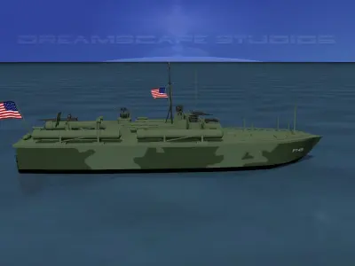 Elco PT Boat PT-49 3D model