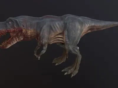 TyrannosaurusF t - rex Low-poly 3D model