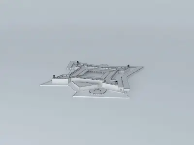 Castillo de San Carlos de la Barra Free 3D model