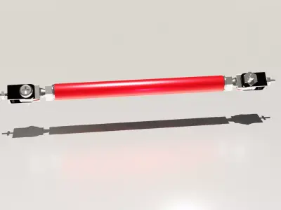 Generic car bumper strut or lip splitter rod Free 3D model