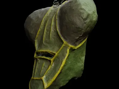 Praying Mantis Mask - 3D Scan Free 3D model