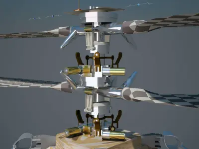 Mars Helicopter Ingenuity 3D model