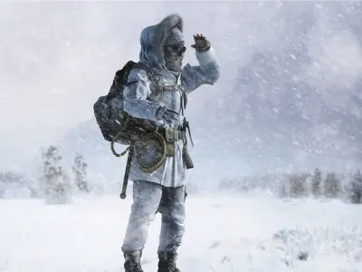 Snow Survivor Low-poly 3D model