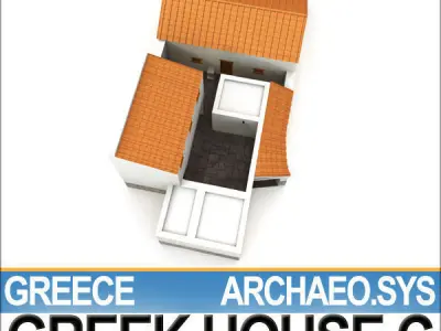 Ancient Greek House C 3D model