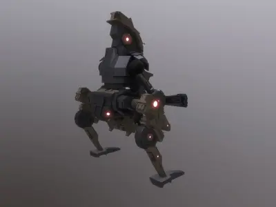 Cave Robot 3D model