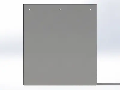 Suporte de Pasta Fichario Longo Binder Folder Long Support 3D model