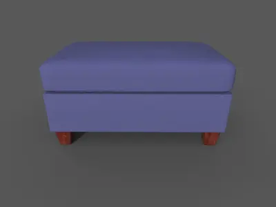 Ottoman Free 3D model purchase