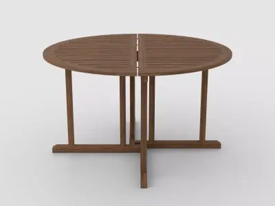 Table Low-poly 3D model 19