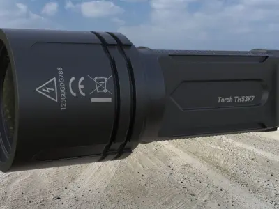 Torch Military Vray 3D model