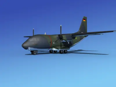 Alenia C-27A Spartan Luftwaffe 3D model