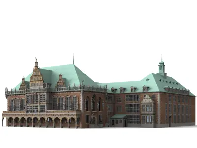 Town Hall of Bremen 3D model