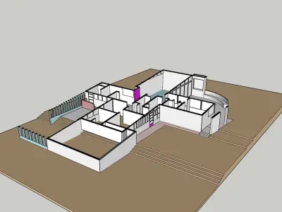 Case Study Houses Richard Neutra 3D model