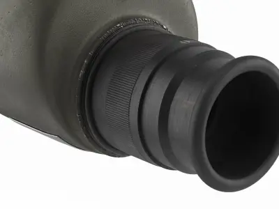Military Observation Scope M49 with Tripod Green 3D model
